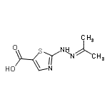 CAS#: 792154-92-8, 2-(2-Isopropylidenehydrazino)-1,3-thiazole-5-carboxylic acid