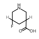 CAS#: 792170-98-0, 5-Fluoro-3-piperidinecarboxylic acid