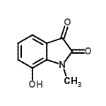 CAS#: 79223-92-0, 7-Hydroxy-1-methyl-1H-indole-2,3-dione