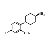 CAS#: 792846-38-9, trans-4-(4-Fluoro-2-methylphenyl)cyclohexanamine