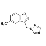 CAS#: 792871-08-0, 5-Methyl-3-(1H-1,2,4-triazol-1-ylmethyl)-1,2-benzoxazole