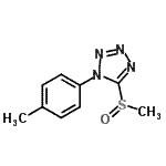 CAS 登录号：792950-21-1， 1-(4-甲基苯基)-5-(甲基亚磺酰)-1H-四唑