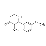 CAS#: 792952-03-5, 2-(3-Methoxyphenyl)-3-methyl-4-piperidinone