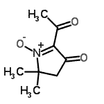 CAS#: 79310-99-9, 2-Acetyl-5,5-dimethyl-4,5-dihydro-3H-pyrrol-3-one 1-oxide