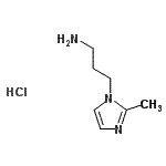 CAS#: 79319-22-5, 3-(2-Methyl-1H-imidazol-1-yl)-1-propanamine hydrochloride (1:1)