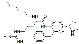 CAS#: 79358-73-9, (2R)-N-[(2S)-1-[[(2S)-5-(Diaminomethylideneamino)-2-(Heptylamino)Pentanoyl]Amino]-1-Oxo-3-Phenylpropan-2-Yl]Pyrrolidine-2-Carboxamide