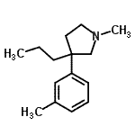 CAS#: 793603-37-9, 1-Methyl-3-(3-methylphenyl)-3-propylpyrrolidine