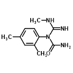 CAS 登录号：793614-81-0， 1-(2,4-二甲基苯基)-1-(N-甲基甲脒基)脲