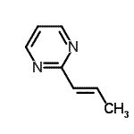 CAS#: 79432-85-2, 2-[(1E)-1-Propen-1-yl]pyrimidine