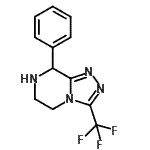 CAS#: 794479-16-6, 8-Phenyl-3-(trifluoromethyl)-5,6,7,8-tetrahydro[1,2,4]triazolo[4,3-a]pyrazine