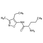 CAS#: 794565-19-8, N-(4-Ethyl-3-methyl-1,2-oxazol-5-yl)-L-norvalinamide