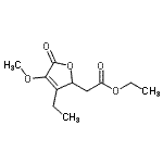 CAS#: 794567-86-5, Ethyl (3-ethyl-4-methoxy-5-oxo-2,5-dihydro-2-furanyl)acetate