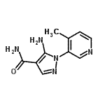 CAS#: 794569-05-4, 5-Amino-1-(4-methyl-3-pyridinyl)-1H-pyrazole-4-carboxamide