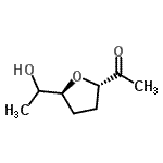 CAS 登录号：79492-96-9， 1-[(2S,5S)-5-(1-羟基乙基)四氢呋喃-2-基]乙酮