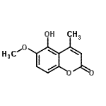 CAS#: 795280-55-6, 5-Hydroxy-6-methoxy-4-methyl-2H-chromen-2-one