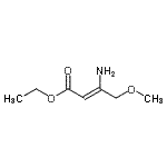 CAS#: 79534-96-6, Ethyl (2Z)-3-amino-4-methoxy-2-butenoate