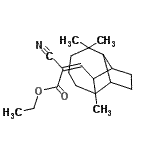 CAS#: 79569-98-5, Ethyl (2Z)-2-cyano-3-(3,3,7-trimethyltricyclo[5.4.0.0<sup>2,9</sup>]undec-8-yl)acrylate