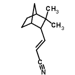 CAS#: 79570-06-2, (2E)-3-(3,3-Dimethylbicyclo[2.2.1]hept-2-yl)acrylonitrile