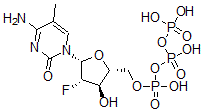 CAS#: 79570-62-0, [(2R,3R,4S,5R)-5-(4-Amino-5-Methyl-2-Oxopyrimidin-1-Yl)-4-Fluoro-3-Hydroxyoxolan-2-Yl]Methyl (Hydroxy-Phosphonooxyphosphoryl) Hydrogen Phosphate