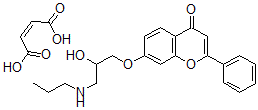 CAS#: 79619-32-2, But-2-Enedioic Acid; 7-(2-Hydroxy-3-Propylaminopropoxy)-2-Phenylchromen-4-One