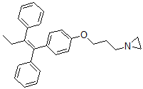 CAS#: 79642-43-6, 1-[3-[4-[(Z)-1,2-Di(Phenyl)But-1-Enyl]Phenoxy]Propyl]Aziridine