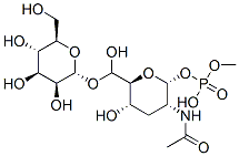 CAS#: 79671-06-0, [(2R,3R,5S,6S)-3-Acetamido-5-Hydroxy-6-[Hydroxy-[(2R,3S,4S,5S,6R)-3,4,5-Trihydroxy-6-(Hydroxymethyl)Oxan-2-Yl]Oxymethyl]Oxan-2-Yl] Methyl Hydrogen Phosphate