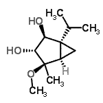 CAS#: 796848-38-9, (1R,2S,3R,4R,5R)-1-Isopropyl-4-methoxy-4-methylbicyclo[3.1.0]hexane-2,3-diol