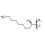 CAS 登录号：796857-34-6， (1R)-1-[(2S)-2-甲基-2-环氧乙烷基]-1-壬醇