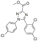 CAS 登录号：796875-16-6， 1-(4-氯苯基)-5-(2,4-二氯苯基)-1H-1,2,4-三唑-3-羧酸甲酯