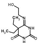 CAS#: 796886-42-5, 5,5-Diethyl-6-[(2-hydroxyethyl)amino]-2,4(3H,5H)-pyrimidinedione