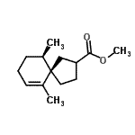 CAS#: 797055-37-9, Methyl (5R,10R)-6,10-dimethylspiro[4.5]dec-6-ene-2-carboxylate