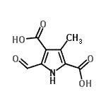 CAS#: 79754-38-4, 5-Formyl-3-methyl-1H-pyrrole-2,4-dicarboxylic acid