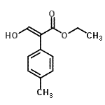 CAS 登录号：797756-83-3， 乙基(2E)-3-羟基-2-(4-甲基苯基)丙烯酸酯