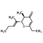 CAS#: 797758-65-7, (2S,3R)-6-Ethyl-3-methyl-2-[(2E)-2-penten-2-yl]-2,3-dihydro-4H-pyran-4-one