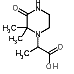 CAS 登录号：797769-93-8， 2-(2,2-二甲基-3-氧代-1-哌嗪基)丙酸