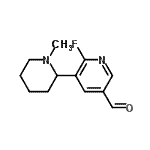 CAS#: 797785-71-8, 6-Fluoro-5-(1-methyl-2-piperidinyl)nicotinaldehyde