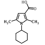 CAS 登录号：797798-85-7， 1-环己基-2,5-二甲基-1H-吡咯-3-羧酸
