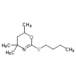 CAS#: 797806-25-8, 2-(Butylsulfanyl)-4,4,6-trimethyl-5,6-dihydro-4H-1,3-oxazine