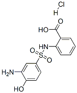 CAS#: 79817-59-7, 2-[(3-Amino-4-Hydroxyphenyl)Sulfonylamino]Benzoic Acid Hydrochloride