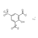 CAS#: 79817-69-9, 2-hydroxy-3-nitro-5-sulfonato-Benzoate sodium salt (1:1)