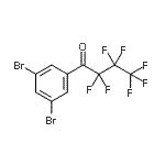 CAS#: 79851-20-0, 1-(3,5-Dibromophenyl)-2,2,3,3,4,4,4-heptafluoro-1-butanone