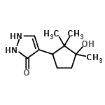 CAS#: 798554-10-6, 4-(3-Hydroxy-2,2,3-trimethylcyclopentyl)-1,2-dihydro-3H-pyrazol-3-one