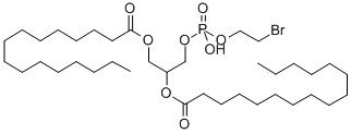 CAS 登录号：79907-73-6， 1,2-二棕榈酰-外消旋-甘油-3-磷酸溴乙基酯