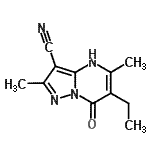 CAS#: 799250-60-5, 6-Ethyl-2,5-dimethyl-7-oxo-4,7-dihydropyrazolo[1,5-a]pyrimidine-3-carbonitrile