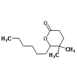 CAS#: 799268-17-0, 6-Hexyl-5,5-dimethyltetrahydro-2H-pyran-2-one