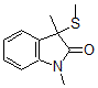 CAS 登录号：799561-62-9， 1,3-二氢-1,3-二甲基-3-(甲硫基)-2H-吲哚-2-酮