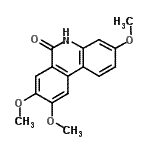 CAS#: 79966-75-9, 3,8,9-Trimethoxy-6(5H)-phenanthridinone