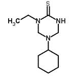 CAS#: 799778-65-7, 5-Cyclohexyl-1-ethyl-1,3,5-triazinane-2-thione