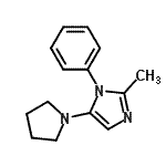 CAS#: 799813-94-8, 2-Methyl-1-phenyl-5-(1-pyrrolidinyl)-1H-imidazole