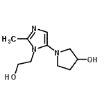 CAS#: 799814-03-2, 1-[1-(2-Hydroxyethyl)-2-methyl-1H-imidazol-5-yl]-3-pyrrolidinol